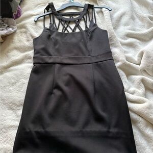 Elegant Black Sleeveless Dress